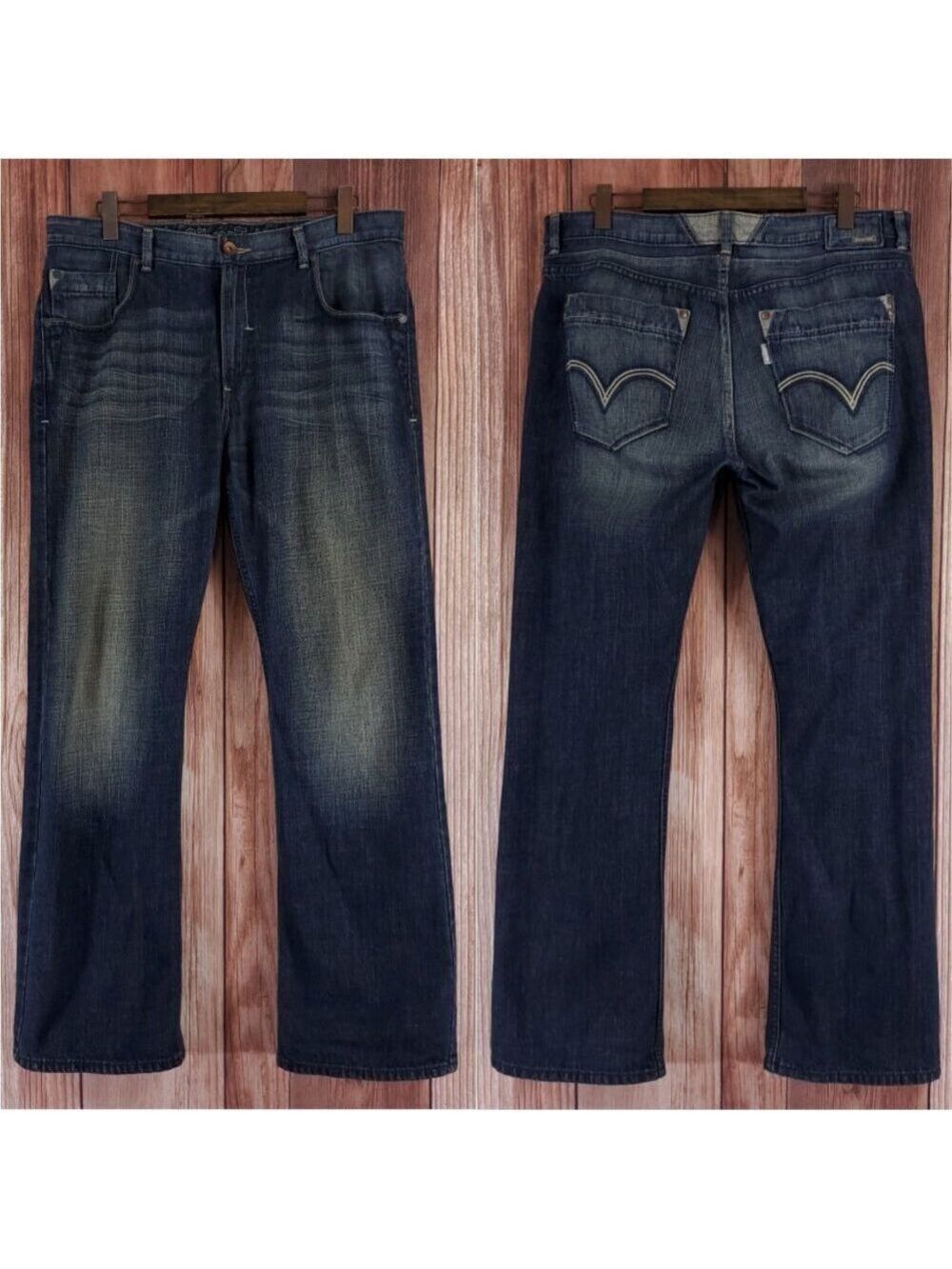 *READ* Levis Silvertab Mens Size 36X33 Bootcut Blue Denim Jeans Cotton